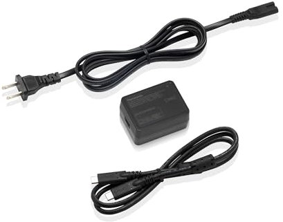 Panasonic Lumix DMW-AC11E AC Adapter Mains to USB-C, Compatible with Panasonic Lumix GH7 Camera, Includes USB-C & AC Cables, Black