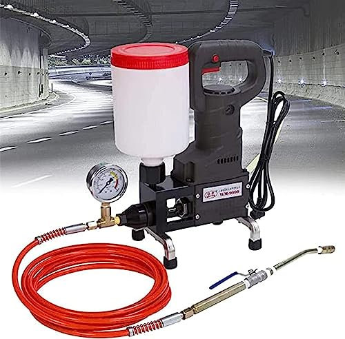 JMOZHCD Caulking Guns,High Pressure Grouting Machine,Portable Cement Filling Grouting Tool,High Pressure Floor Grout Machine,for Concrete Cracks (220v)