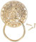 Niiyen Gold-Türklopfer, Messing-Ringzieher, antiker Türgriff, Löwenkopf-Zugbeschläge, Beschläge für Tor, Hoftür