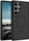 BENTOBEN Cover Magnetica per Samsung Galaxy S24 Ultra, Cover Samsung S24 Ultra Con Design in Fibra di Carbonio[Compatibile con MagSafe], Custodia per Telefono Samsung S24 Ultra Opaca Posteriore,Nero