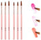 6Pcs AcrylNail Brush Set, Acrylic Nail Brush, Nail Art Brushes, Professional Nail Brush, for Drawing Nail Art Design,Nail Art DIY Drawing,Gel Nail，3D Nail Carving Nail Art Manicure Tool(Size 8/10/14)