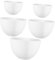 BESTYASH 5 pezzi Ciotole Silicone per Maschere Facciali Strumenti Riutilizzabili per Design Ergonomico e Antiscivolo Facili e Resistente Urti