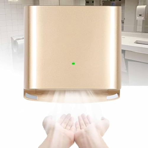 Kommersiell Handtork, Automatisk Höghastighets-handtork Med Varm Luft I ABS-plast, För Hemmet, Kök Och Badrum(Gold)