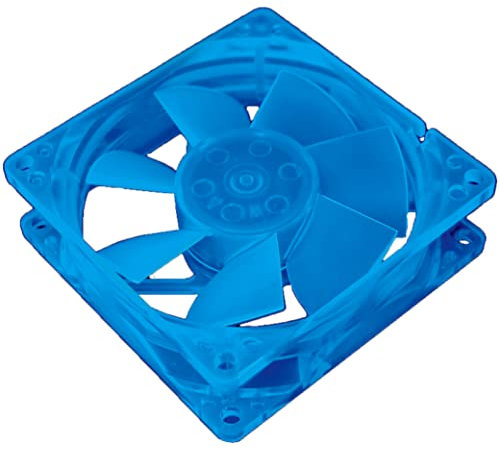 Akasa 80mm Blue UV Case Fan AK-176BL-S