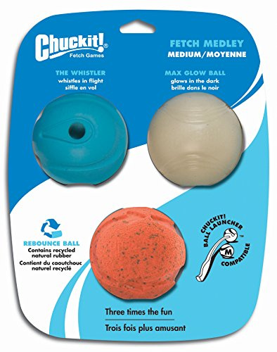 Chuckit Fetch Medley Medium 3-Pack