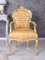Königlicher Thon Sessel Gold Strasssteine Armlehnstuhl cat535a06 Palazzo Exklusiv
