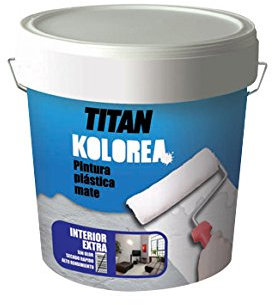 Titan M73386 - Pintura plastica cofac b54 blanca mate interior 25 kg