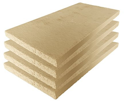 Plaques réfractaires, chamotte pour four, haute qualité, 400 x 200 x 30 mm