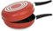 Maxiflon - Sarten Doble Volteadora de Tortillas - Diámetro 24 cm Alta - Revestimiento Antiadherente - Aluminio