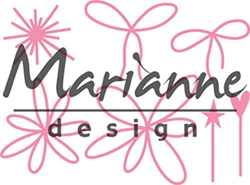 Marianne Design Karin's Pins & Bows Christmas Collectables Gift Wrapping Die, Pink