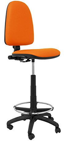 Hosenträger und Crespo (PIQU7) Hocker Ayna Kunstleder Orange Leiter Einheitsgröße