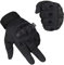 Unigear Gants Moto Homologué CE, Gants Scooter Unisexe Mi Saison Ecran Tactile Respirable pour Auto Moto, Vélo, Motocross, Camping, Randonné ou Protection des Autres Activités en Plein,Noir,L