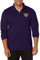 Ultra Game Men's NBA Quarter Zip Long Sleeve Pullover T-Shirt Poly Knit, Team Color, Medium