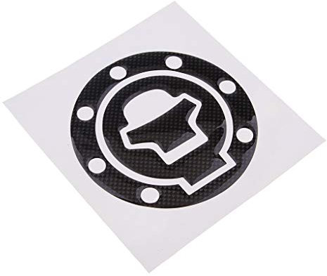 B Blesiya Tankdeckel Aufkleber Benzin l Tankdeckel Aufkleber Pad fr Suzuki Hayabusa Gsx1300r, Durchmesser: 110 mm / 4,33 Zoll, Schwarz, Drehverschluss, Motorrad-Zubehr
