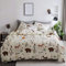 Jumeey Kinder-Bettwäsche-Set mit Bären-Motiv, für Mädchen, Cartoon-Bettbezug, für Teenager, Jungen, Kaninchen, Fuchs, Wald, Wald, Queen, Tierdruck