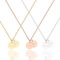 NOVA – Personalisierte Kette mit Gravur | 2x 10mm Anhänger für Namen | Geschenk für Geburtstag, Muttertag, Jahrestag | Edelstahl Silber, 18K vergoldet & rosévergoldet | Damen Schmuck