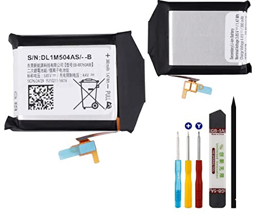 E-yiviil EB-BR760ABE - Batteria di ricambio compatibile con Samsung Gear S3 Frontier, S3 Classic SM-R760, R765, R770, con strumenti
