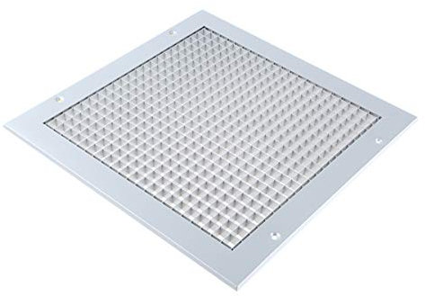 RS PRO 20 mm Eggcrate Aluminium Gitter Silber 300 mm 300mm