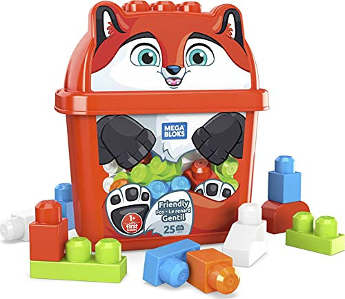 MEGA Bloks GRV22 - Fuchs, Bausteine für Kleinkinder (25 Bausteine), Spielzeug ab 1 Jahr