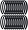 Haarreif für Damen, einfarbig, schwarz, mit Stoff überzogen, dünnes Hartplastik-Haarband, elastisch, Haarreifen, Halter, Verschluss, Tiara, Krone, Kopfschmuck, Zubehör, DIY, 20 Stück