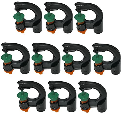 AERZETIX - C51905 - Lot de 10 Micro-asperseurs à 90° débit 40 l/h - Rayon de portée 3m² - système d'arrosage/Irrigation Automatique par Aspersion/pulvérisation