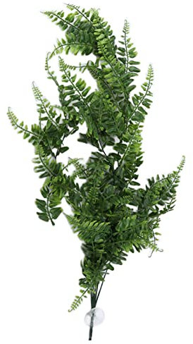 Ferns Simulation Vines, Resin Artificial Hanging Ferns Plants Vine for Aquarium Fish Tank