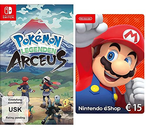 Pokémon-Legenden: Arceus (Nintendo Switch - Download Code) + eShop Card | 15 EUR Guthaben (Download Code)