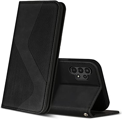 ZONNAVI Cover per Samsung Galaxy A13 4G, Flip Custodia Pelle PU con [Slot Cart] [Supporto Stand] [Magnetica], Cover a Libro Portafoglio per Samsung Galaxy A13 4G (Nero)