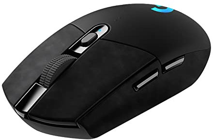 Griptape für Logitech G304 Maus, rutschfest, Ultradünn, Schweißbeständig, Transferband-Design Bequem Geklebt Und Entfernt Ohne Mark Griptape zu Hinterlassen, Ersatz für Griffige Aufkleber (Black)
