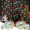 echosari 2 Pack Christmas String Lights Battery Operated, 100 LED Red White Green String Lights 10M Clear Wire with Timer for Home Xmas Tree Garland Holiday Decoration