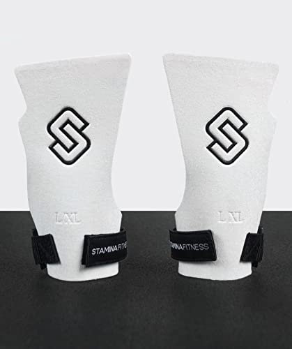 Stamina Fitness Synth, Paracalli, Nero e Bianco, S/M (A Fino a 10 cm)