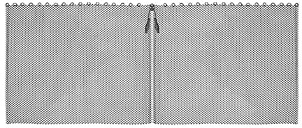 Funkenschutz Kamin-Mesh-Bildschirm-Vorhang 2 Stück, Kamin-Ersatz-Vorhang-Bildschirm-Bildschirm-Netz effektiv blockieren Kaminzubehör (Color : 2pcs 24x22in)