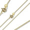 G & J Kugelkette 333 8Karat 1,00mm 45cm massiv Gelbgold Halskette Collier für Damen Made in Germany