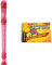 Yamaha Recorder - Soprano Recorder, German fingering, Translucent Pink & Voggy's Blockflötenschule: Für Sopran-Blockflöte in C. Lerne mit Spaß!. Mit Übungtipps und Noten der beliebtesten Kinderlieder