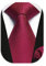 Enlision Krawatte Burgund Herren Hochzeit Krawatten und Einstecktuch Set Elegant Einfarbig Seidenkrawatte mit Taschentuch Business Rot Krawatte