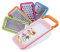 Contiup Ensemble de râpes à fromage de 10,2 cm avec récipient pour fromage, légumes, râpes à fromage pour cuisine en plastique (orange)