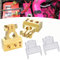 2pcs Terminali di Batteria Connettori Terminali Morsetti per Batterie Auto Carico Pesante Sezione Della Batteria Terminale Morsetto Positivo e Negativo +/- con Coperchio Antipolvere