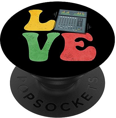 Tontechniker Tontechniker Mischpult LIEBE PopSockets mit austauschbarem PopGrip