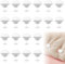 ADERTOS 20 Stück Bettdeckenhalter Bettdecken Clips Kunststoff Bettdeckenclips Weiss Bettdeckenbezug Klammer 3 x 2,5 cm Quilt Fixer Duvet Cover Clips Quiltbefestigungsclip für Bettlaken Steppbett