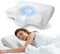 AFNGWWIN Orthopädisches Kissen Memory Foam Kopfkissen Nackenkissen Ergonomisches Nackenstützkissen HWS Kissen für Seitenschläfer, Bauchschläfer & Rückenschläfer 60 x 40 x 11/13 cm