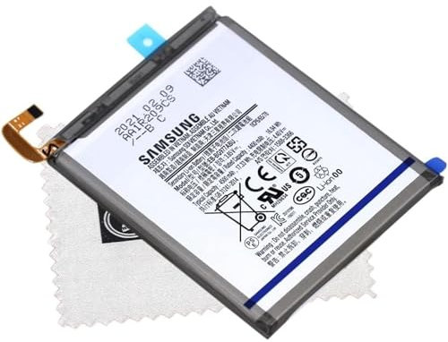 Batteria originale per EB-BG977ABU per Samsung Galaxy S10 5G (G977B) con panno di pulizia Shlok