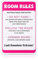 Room Rules Sign for Teen Girls, 12x8in Funny Pink Bedroom Decor Cute Gaming Room Door Decor Metal Tin Signs for Teen girls Room Dorm Wall Accessories