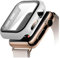 Gift4Me Funda Protectora con Vidrio Compatible con Reloj Apple Watch Series 8 Aluminum - 45mm - Transparente/Negro