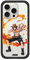 RhinoShield Modulare Case kompatibel mit [iPhone 15 Pro] | Mod NX - Anpassbare & stoßdämpfende Schutzhülle im schlanken Design - 3.5 Meter Fallschutz - Schwarz [One Piece/Ace - Fire]