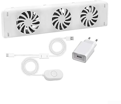 Oniissy Heizkörper Ventilator 3.0 mit Verbesserten Lüfter, Heizkörper-Fan -Booster-Erweiterungset Ventilatorfan Intelligenter Heizkörperverstärker Erhöhen die Effizienz der Heizung