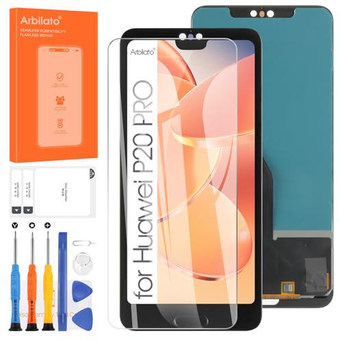 Arbilato TFT LCD para Huawei P20 Pro Pantalla Táctil -Pantalla LCD para Huawei CLT-L29 CLT-L29C CLT-L09 CLT-L09C Digitalizador Pantalla Táctil Reemplazo Kit