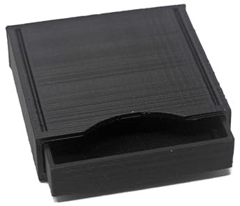 Black CPU Protector Case Holder for AMD Socket AM4 AM3 AM2 Stackable Great for shipment and protecting your CPUs - 3D printed