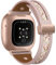 CooBES Bracelet en cuir souple compatible avec Fitbit Versa 4 / Fitbit Versa 3 / Fitbit Sense 2 / Fitbit Sense - Bracelet de rechange pour femme avec broderie papillon, Samsung Galaxy Watch Ultra 47mm