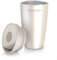 Arendo - Thermobecher to go – Edelstahl Kaffeebecher Thermo mit Deckel – Reisebecher – 350 ml – 100% auslaufsicher – Einhandbedienung – Trinköffnung mit Drucktaster - spülmaschinenfest