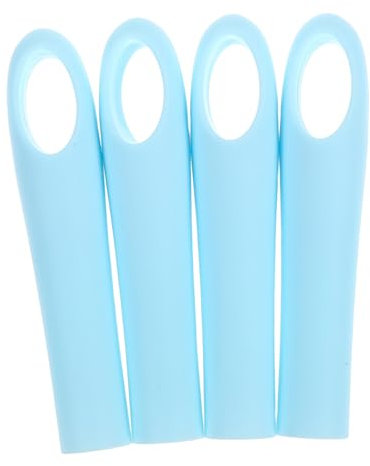 LRXIYODE 4pcs Mop Broom Handle End Cap Replacement Gripper for Broomstick Sleeve Clothesline Stick Replacement Sleeve Mop Handle End Cap Covers